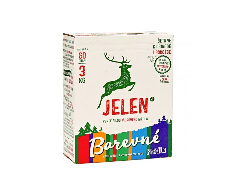 Hauptbild des Produkts Prací prášek JELEN na barevné prádlo 3 kg
