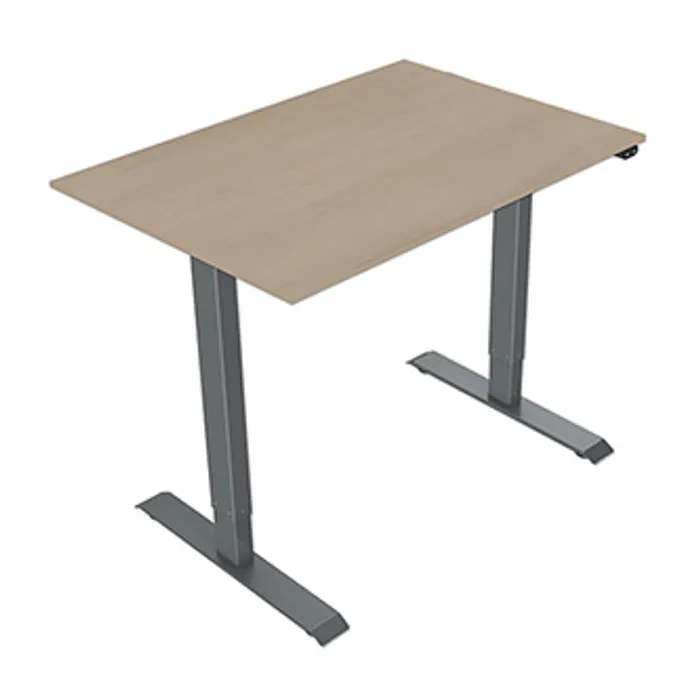Hauptbild des Produkts Pracovní stůl, elektricky nastavitelná výška, javor, 75x120cm, hloubka 500 mm, 100V-240V,