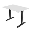 Arbeitstisch, 75x120cm, Reichweite 500 mm, schwarz, 70 kg Gewicht, ergo