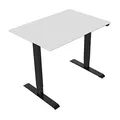 Arbeitstisch, 75x159cm, Reichweite 500 mm, schwarz, 70 kg Gewicht, ergo