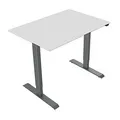 Weiteres Produktbild Arbeitstisch, 75x159cm, Reichweite 500 mm, grau, 70 kg Gewicht, ergo