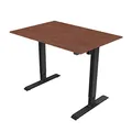 Arbeitstisch, 75x120cm, Reichweite 500 mm, schwarz, 70 kg Gewicht, ergo