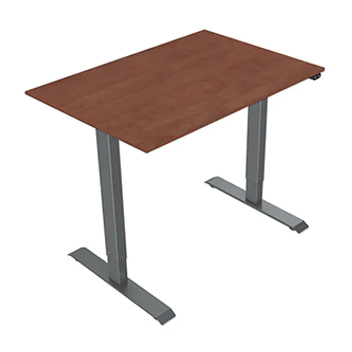 Hauptbild des Produkts Pracovní stůl, elektricky nastavitelná výška, třešeň, 75x140cm, hloubka 500 mm, 100V-240V
