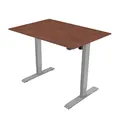 Weiteres Produktbild Arbeitstisch, 75x140cm, Reichweite 500 mm, grau, 70 kg Gewicht, ergo