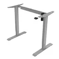 Arbeitstisch, 75x159cm, Reichweite 500 mm, grau, 70 kg Gewicht, ergo