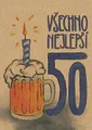 Přáníčko BeBechy - recyklovaný papír - 50 Pivo