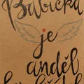 Weiteres Produktbild Přáníčko BeBechy - recyklovaný papír - Babička