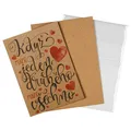 BeBechy Wunschkarte - Recyclingpapier - Wir haben