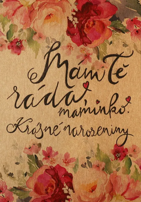 Hauptbild des Produkts Přáníčko BeBechy - recyklovaný papír - Maminko