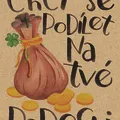 Weiteres Produktbild Přáníčko BeBechy - recyklovaný papír - Měšec