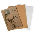 Přáníčko BeBechy – recyklovaný papír - Myslím 2