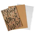 Přáníčko BeBechy – recyklovaný papír - Narozeniny