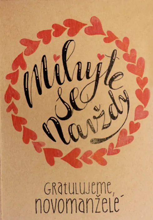 Hauptbild des Produkts Přáníčko BeBechy – recyklovaný papír – Navždy