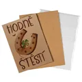 BeBechy Wunschkarte – Recyclingpapier - Hufeisen