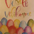 Weiteres Produktbild Přáníčko BeBechy - recyklovaný papír - Velikonoce