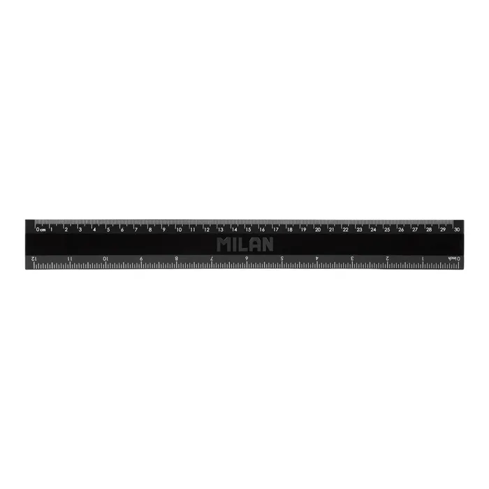 Hauptbild des Produkts Pravítko černé, flexibilní MILAN 30 cm