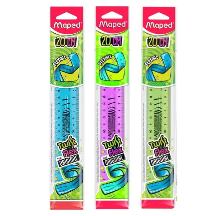 Hauptbild des Produkts Pravítko Maped Twist´n Flex - 20 cm, mix barev