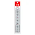 Lineal M&G 15 cm, Aluminium