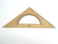 Dreieckslineal 745640 45/177 mit Winkelmesser