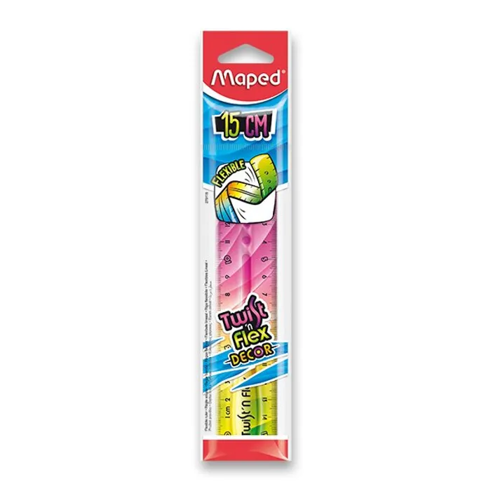 Hauptbild des Produkts Pravítko Twint´n Flex duhové - 15 cm, mix barev
