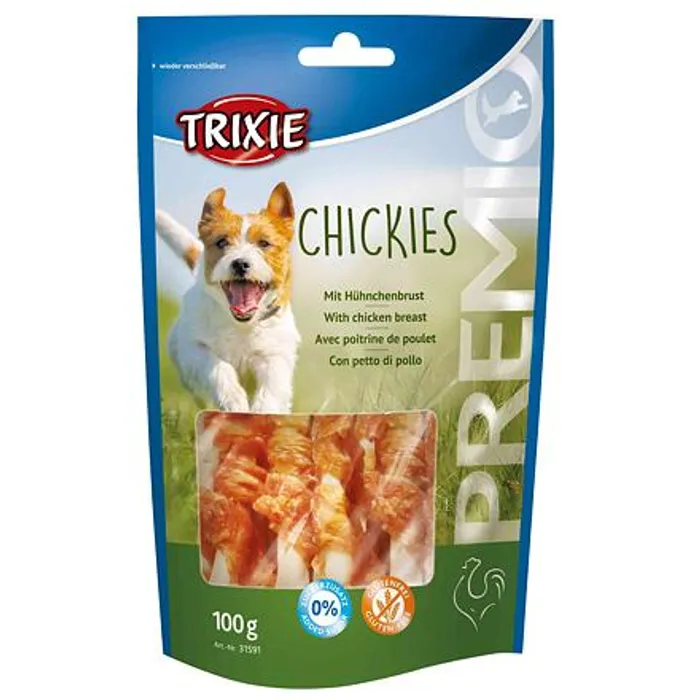 Hauptbild des Produkts Premio CHICKIES Light - kalciové kosti s kuřecím masem 100 g