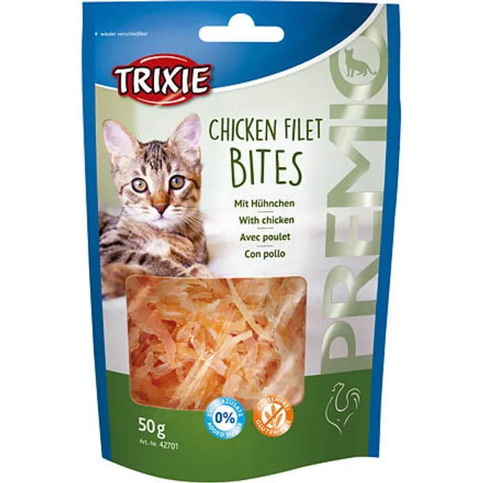 Hauptbild des Produkts Premio FILET BITS Light - kuřecí filetky 50g TRIXIE