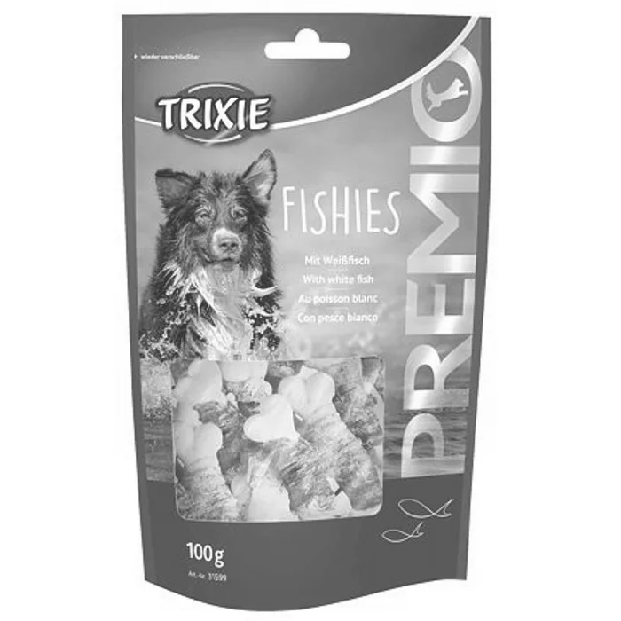 Hauptbild des Produkts PREMIO Fishies - kalciová kost obtočená rybí kůží 100 g