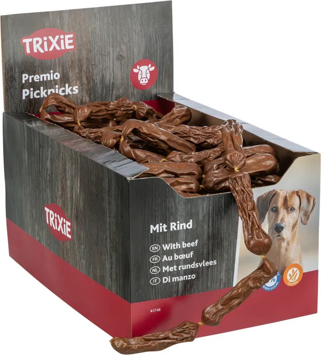 Hauptbild des Produkts Premio PICKNICKS klobásky - hovězí maso 8g, 1ks - TRIXIE