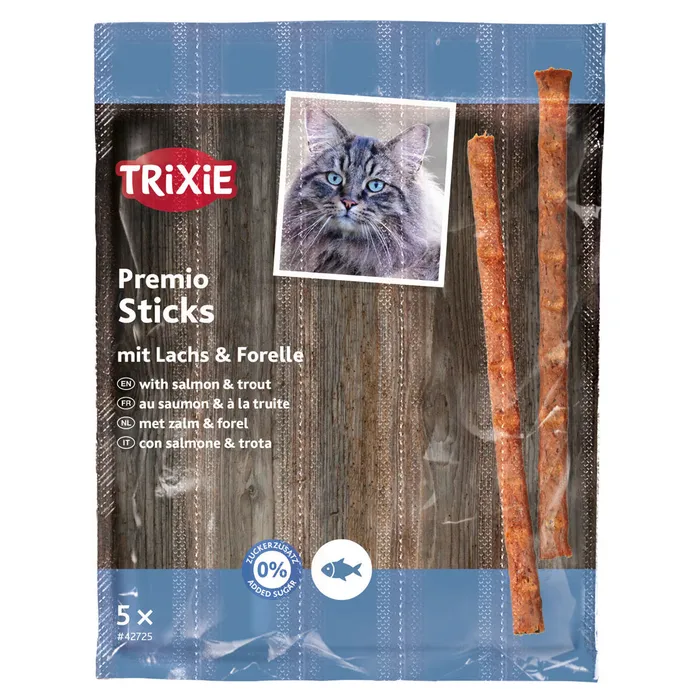 Hauptbild des Produkts PREMIO Quintett tyčinky losos/pstruh 5 x 5 g