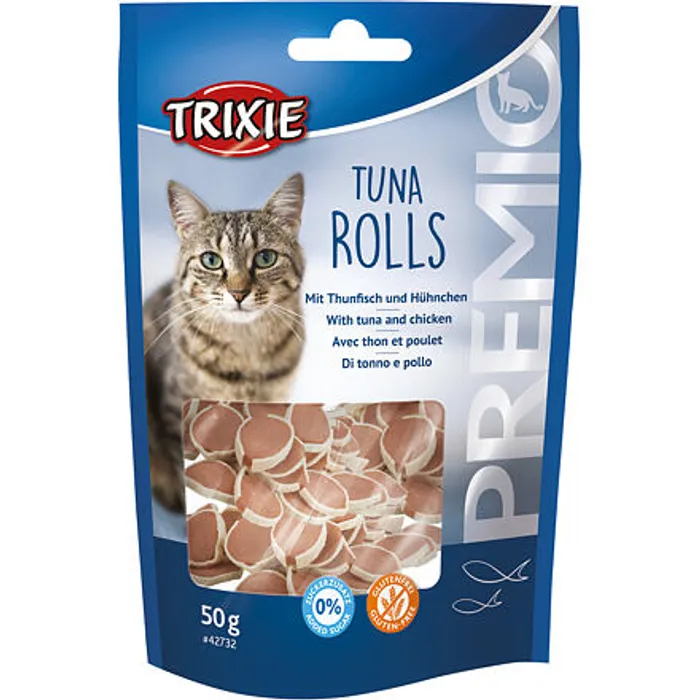 Hauptbild des Produkts PREMIO Tuna Rolls 50 g - s tuňákem a kuřecím masem