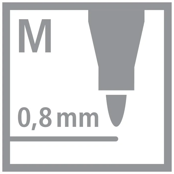 Hauptbild des Produkts Prémiový liner na psaní STABILO dr!ver - medium - červená