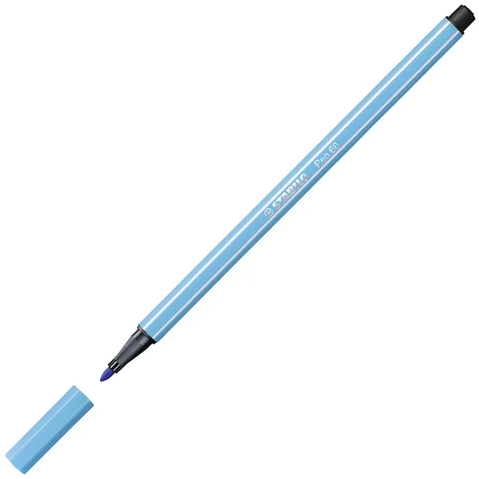 Hauptbild des Produkts Prémiový vláknový fix - STABILO Pen 68 - 1 ks - azurová modř