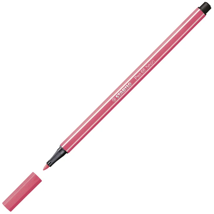Hauptbild des Produkts Prémiový vláknový fix - STABILO Pen 68 - 1 ks - fluorescenční červená