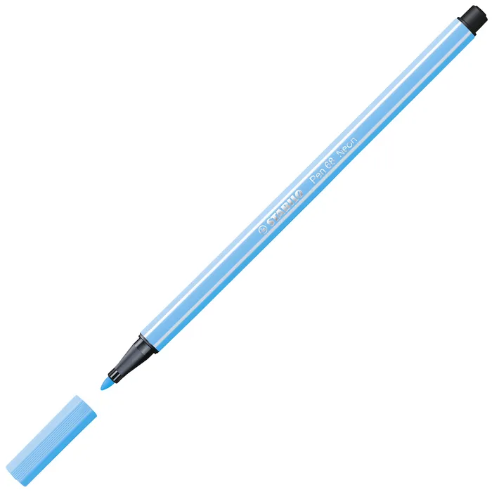 Hauptbild des Produkts Prémiový vláknový fix - STABILO Pen 68 - 1 ks - fluorescenční modrá