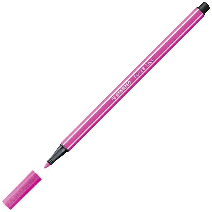 Hauptbild des Produkts Prémiový vláknový fix - STABILO Pen 68 - 1 ks - fluorescenční růžová