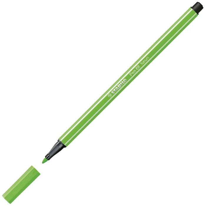 Hauptbild des Produkts Prémiový vláknový fix - STABILO Pen 68 - 1 ks - fluorescenční zelená