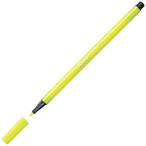 Premium-Fasermarker - STABILO Pen 68 - 1 Stück - fluoreszierendes Gelb