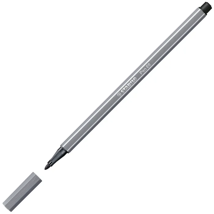 Hauptbild des Produkts Prémiový vláknový fix - STABILO Pen 68 - 1 ks - tmavá šedá