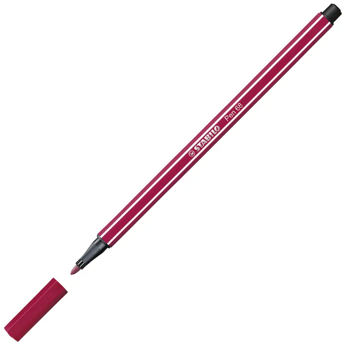 Hauptbild des Produkts Prémiový vláknový fix - STABILO Pen 68 - 1 ks - tmavě červená
