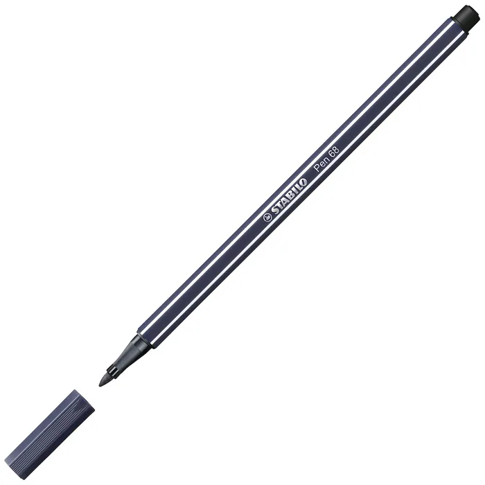 Hauptbild des Produkts Prémiový vláknový fix - STABILO Pen 68 - 1 ks - tmavě modrošedá