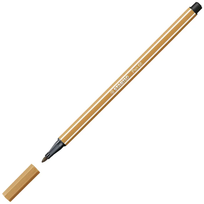 Hauptbild des Produkts Prémiový vláknový fix - STABILO Pen 68 - 1 ks - tmavý okr