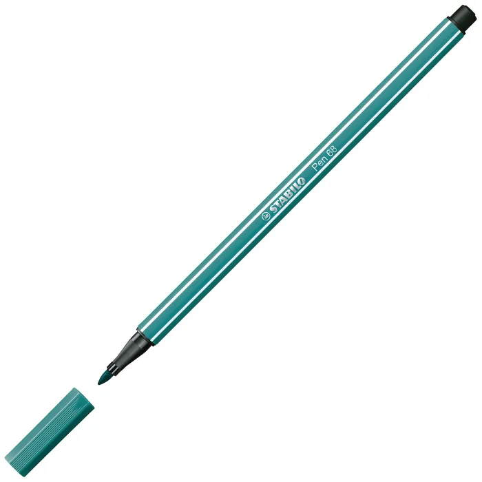 Hauptbild des Produkts Prémiový vláknový fix - STABILO Pen 68 - 1 ks - tyrkysová modrá