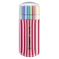 Premium-Fasermarker – STABILO Pen 68 – 20-teiliges Zebrui-Set rot