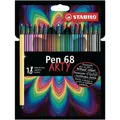 Premium-Fasermarker – STABILO Pen 68 – ARTY – 18-teiliges Set