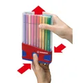 Premium-Fasermarker – STABILO Pen 68 – ColorParade – 20-teiliges Schreibtischset blau/rot