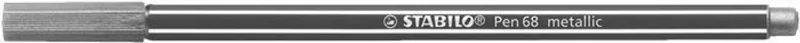 Hauptbild des Produkts Prémiový vláknový metalický fix - STABILO Pen 68 metallic - 1 ks - stříbrná