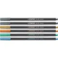 Premium-Faser-Metallic-Marker STABILO Pen 68 metallic – 6er-Set in der Dose