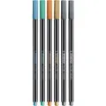 Premium-Faser-Metallic-Marker STABILO Pen 68 metallic – 6er-Set in der Dose
