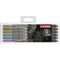 Premium-Faser-Metallic-Marker – STABILO Pen 68 metallic – 6er-Set