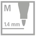 Weiteres Produktbild Premium-Faser-Metallic-Marker – STABILO Pen 68 metallic – 8er-Set in der Dose